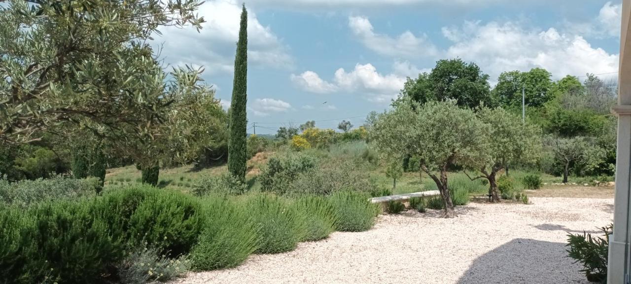Bastide Au Milieu Des Vignes Et Des Oliviers Aups Villa Exterior foto